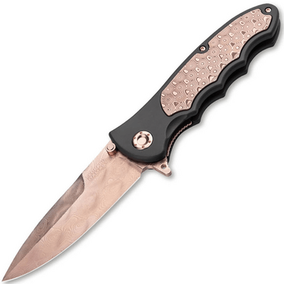 Böker Leopard-Damascus EDC Rosegold - KNIFESTOCK