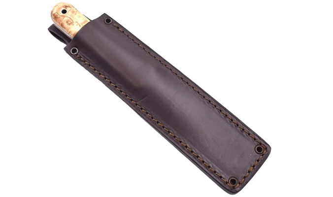 Brisa Kephart 115 - Stabilized curly birch 80CrV2 Flat Sheath kephart 115 BR-274-66654-1566 - KNIFESTOCK