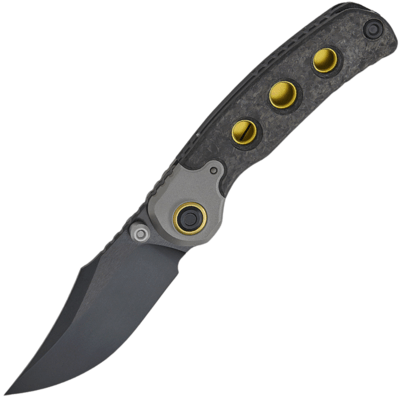 Kizer PIONEER M390, Stonewashed + DLC-Ultra, Ti &amp; Marble CF ZX-FK03A1 - KNIFESTOCK