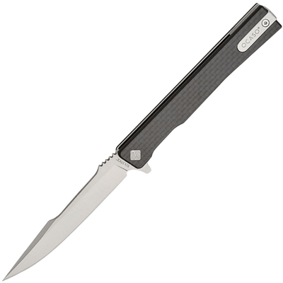 Ocaso Solstice Carbon Fiber + Satin / Harpoon  9HFS - KNIFESTOCK