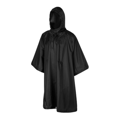 Helikon-Tex Waterproof Poncho Ripstop Helikon Black PO-MUS-PO-01 - KNIFESTOCK