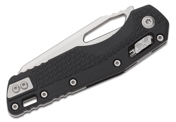 Microtech MSI® S/E Tri-Grip Injection Molded Black Stonewash Full Serr 210T-12PM - KNIFESTOCK