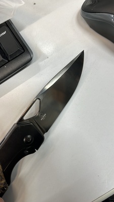 Kizer Militaw Titanium Fatcarbon S45VN Ki3634A3 - KNIFESTOCK