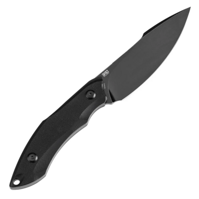 TENABLE Luccio Blackwash 14C28N Fixed Blade G007A2 - KNIFESTOCK