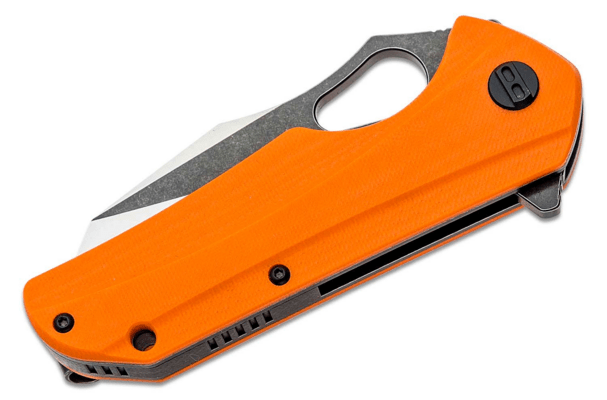 BESTECH OPERATOR D2, Satin+Black, Orange G10 BG36D - KNIFESTOCK