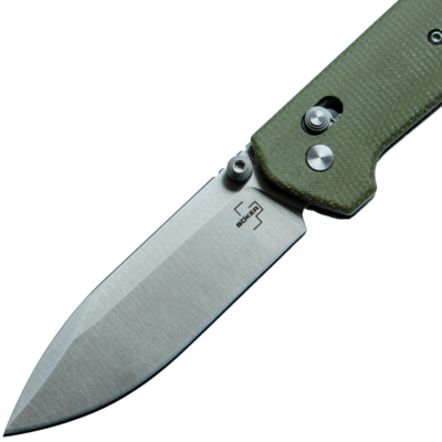 KNFS Böker Plus Kihon Satin, Green Micarta, 14C28N, KNFS Exclusive, Limited Edition 200pcs - KNIFESTOCK