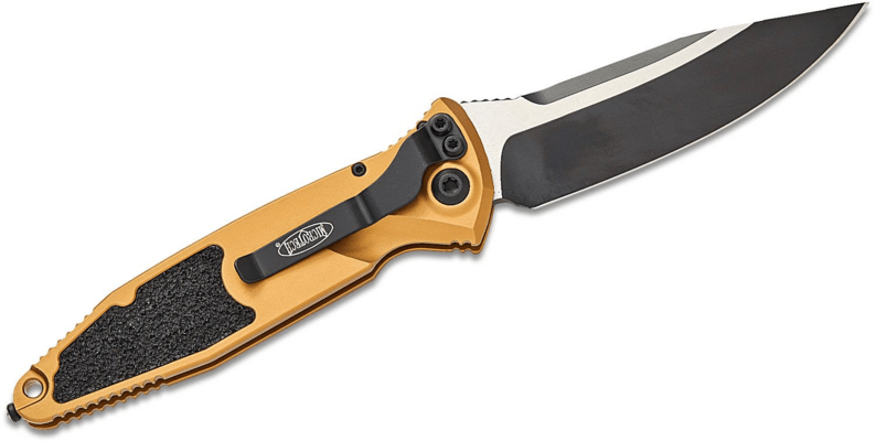 Microtech SOCOM ELITE S/E-A BLACK STANDARD TAN 160A-1TA - KNIFESTOCK