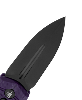 Bestech QUQU 14C28N Black DLC G10 Purple Button Lock BG57A-4 - KNIFESTOCK