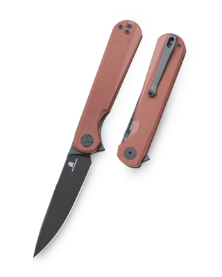 Bestechman FLICK-Black PVD-D2-G10-Bronze BMK13G - KNIFESTOCK