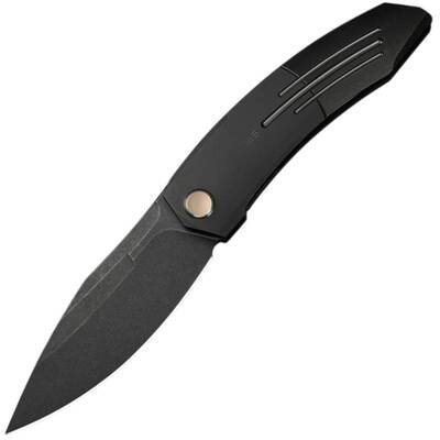 WE Black Titanium HandleBlack Stonewashed Bohler M390 BladeNested Liner Lock W - KNIFESTOCK