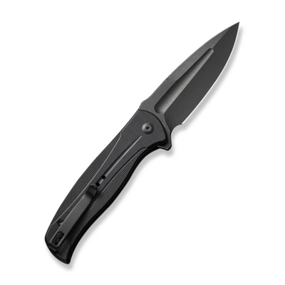 CIVIVI Incindie Black G10 HandleBlack Stonewashed 14C28N BladeButton Lock C230 - KNIFESTOCK