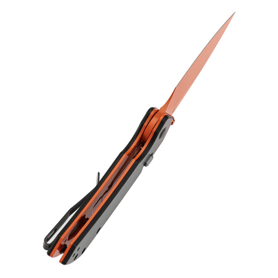Tenable Knives Fenrir Orange Coated Nitro V, Twill Kolfiber, G10 - KNIFESTOCK
