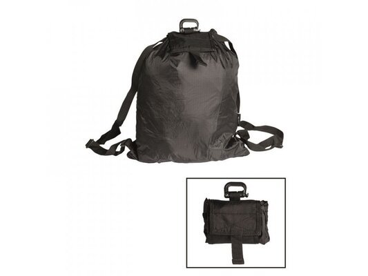 Mil-Tec batoh ROLL-UP RUCKSACK 44x35 cm 14049002 černá - KNIFESTOCK