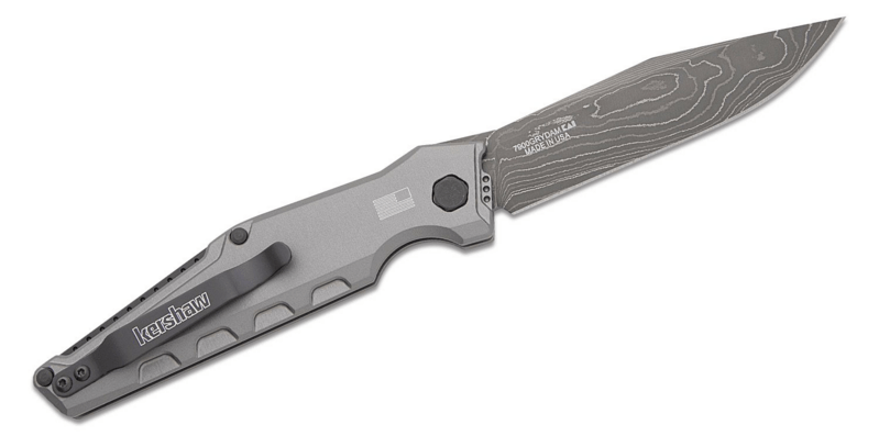 Kershaw AUTO LAUNCH 7 - ALUM GRY/DAM - KNIFESTOCK