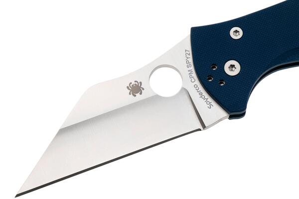 Spyderco YOJIMBO 2 COBALT BLUE G-10 CPM SPY27 PLAINEDGE C85GPCBL2  - KNIFESTOCK