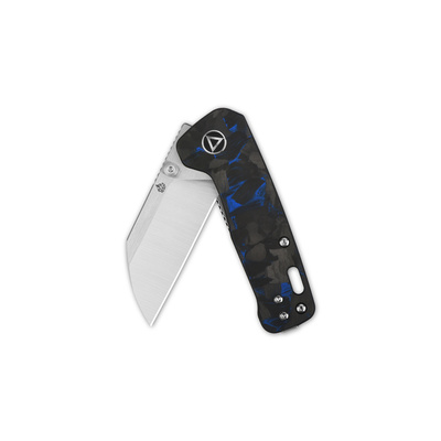 QSP Knife Penguin Mini 14C28N, CF overlay G10 Blue QS130XS-D1 - KNIFESTOCK