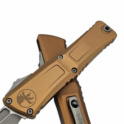 Microtech COMBAT TROODON GEN III BOWIE APOCALYPTIC STANDARD TAN 1146-10APTA - KNIFESTOCK