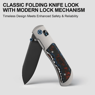 Kizer Tycho M390 Titanium &amp; Fat Carbon - KNIFESTOCK