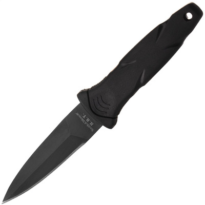 Smith and Wesson Czarny Nóż Boot z Fałszywą Krawędzią - KNIFESTOCK