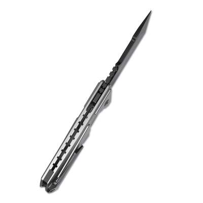 KUBEY Avenger Couteau Flipper à Verrouillage de Cadre Manche en Titane 6AL4V KB209B - KNIFESTOCK