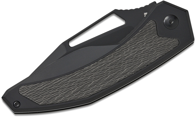 Artisan Fragarach Schwarz S90V, Titan+Fat Carbon Einlage - ATZ-1879G - KNIFESTOCK