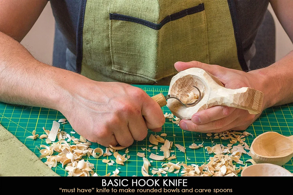 Beavercraft Rozšířená sada na vyřezávání lžic (3 nože v pouzdře + příslušenství) S13 - KNIFESTOCK