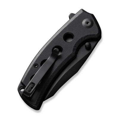 Sencut Excalis Black G10 Handle Black 9Cr18MoV BladeLiner Lock S23068-1 - KNIFESTOCK