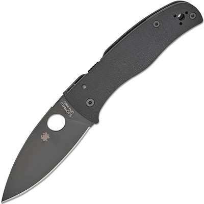 Spyderco Bodacious Black G-10 Black Blade Reveal 14 C263GPBK - KNIFESTOCK