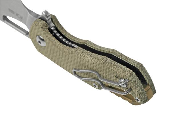 MKM ISONZO M390 Green canvas micarta BÖHLER M390 MK FX03M-1GC - KNIFESTOCK