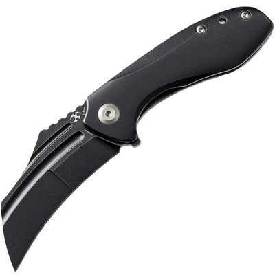 Kansept KTC3 Black Stonewashed CPM-S35VN, handle Black Stonewashed Titanium K1031A1 - KNIFESTOCK