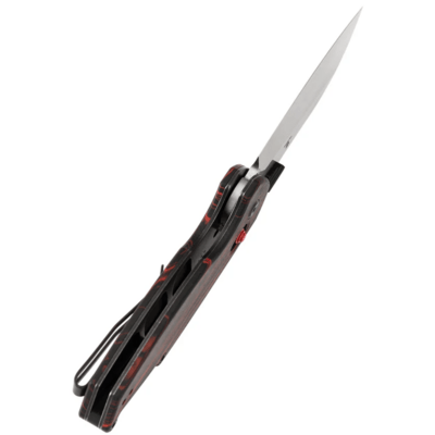 Tenable Knives Model 6 Stonewashed 14C28N, Piros &amp; Fekete G-mascus T1022V8 - KNIFESTOCK