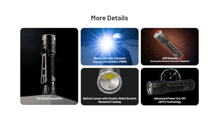 Nitecore Flashlight EDC35 - KNIFESTOCK