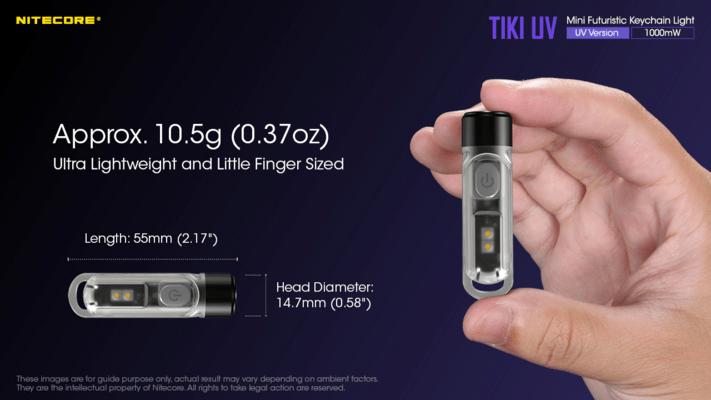 Nitecore flashlight TIKI UV - KNIFESTOCK