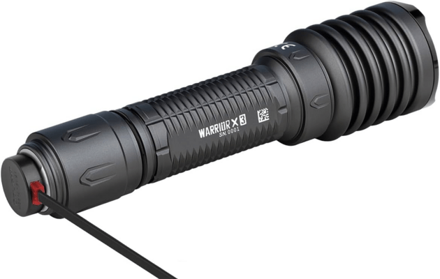 Olight Warrior X 3 Limited Edition Tactical Rechargeable LED Flashlight (Gunmetal Gray) - KNIFESTOCK