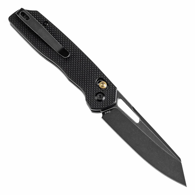 TENABLE KNIVES Shard Blackwash 14C28N 0.14&quot; / 3.5mm Black G10 T1006V1 - KNIFESTOCK