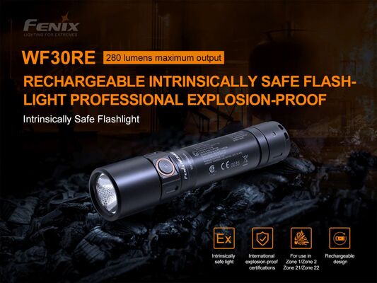 Fenix WF30RE Wiederaufladbare Atex Taschenlampe  - KNIFESTOCK