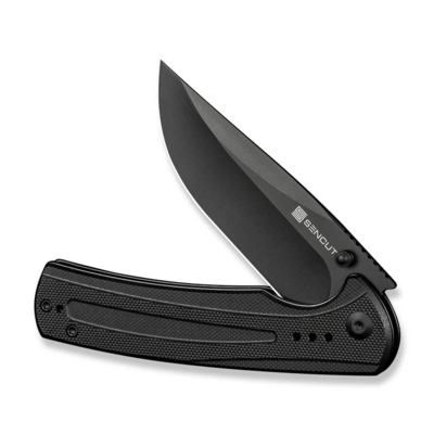 Regnator Black G10 HandleBlack 9Cr18MoV BladeLiner Lock - KNIFESTOCK