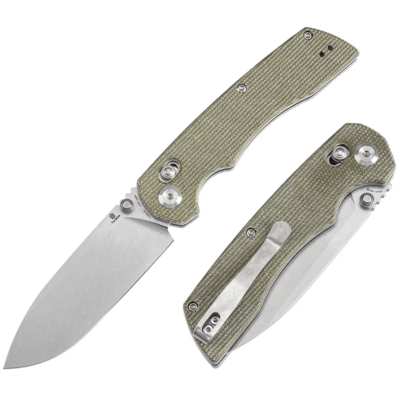 Tenable Kryo Stonewashed 14C28N Cross Bar Lock T1001V6 - KNIFESTOCK