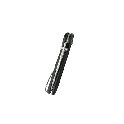 KUBEY Bluff Sandblasted Sandvik 14C28N Blade Black G10 Crossbar lock KU248F - KNIFESTOCK