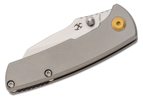 Kansept Little Main Street Stonewashed CPM-S35VN Satin Titanium K2015A1 - KNIFESTOCK