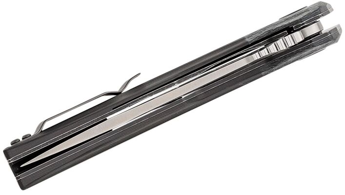 Petrified Fish PFP05 Deepsea Satin K110 Carbon Fiber PFP05CS - KNIFESTOCK