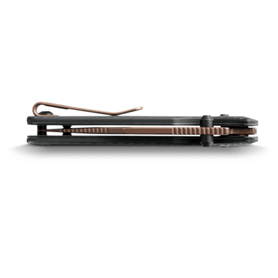 Vosteed Vombat M390 Copper Dune Aluminum Black A4106 - KNIFESTOCK