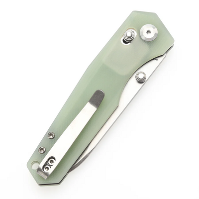 TENABLE KNIVES Beaver Stonewashed Nitro-V 0.125&#039;&#039;/3.2mm Jade G10 T1105V4 - KNIFESTOCK