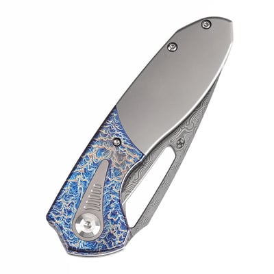 KANSEPT Thoth Damascus Frame Lock K1075T5 - KNIFESTOCK