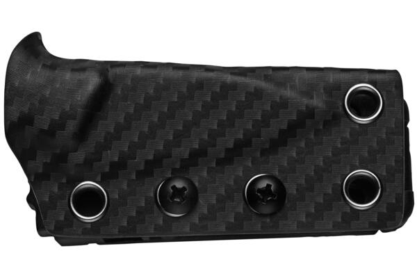 Kizer Whiskey Jack 10V, Black Coating, Norplex UltreX Micarta 1108A1 - KNIFESTOCK