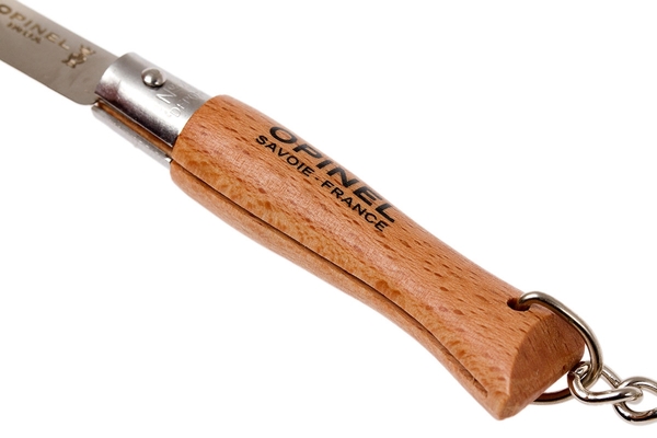 Opinel N°04 Inox Keychain Beech 000081 - KNIFESTOCK