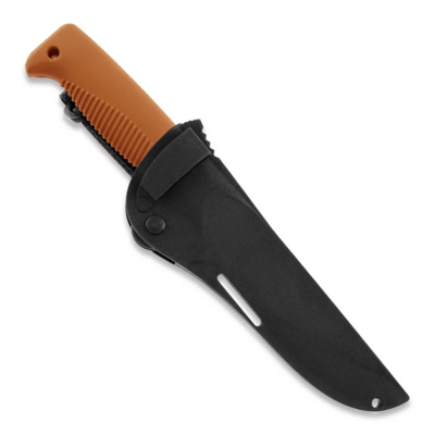 Peltonen M07 Ranger Puukko NEW Orange Handle Composite Black Sheath FJP133 - KNIFESTOCK