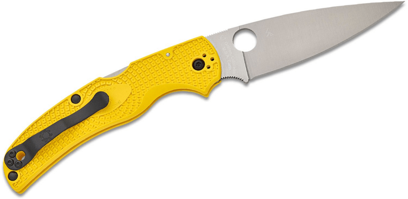 Spyderco Native Chief Salt Yellow Lightweight CPM MagnaCut Reveal 14 C244PYL - KNIFESTOCK