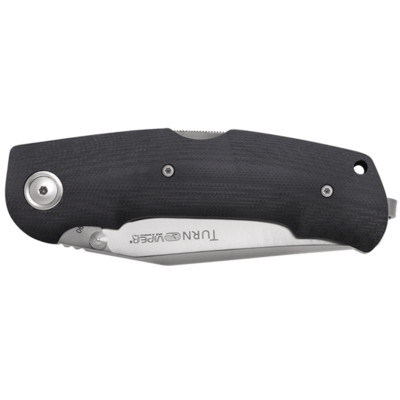 Viper TURN Essential Clip Point Satin M390, Black G10 V5988GB - KNIFESTOCK