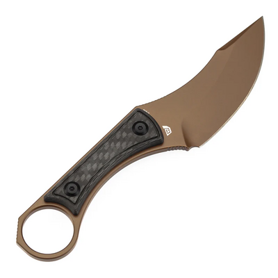 Kansept Niko Rose Gold Coated D2,Twill CF G004A9 - KNIFESTOCK